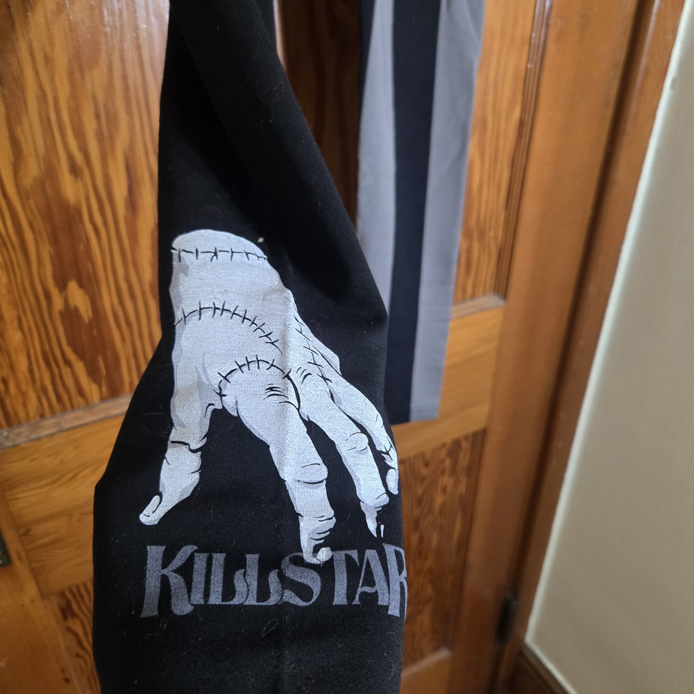 Killstar Black Womans Bottoms with Graphic Design, XS